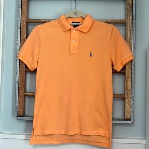 Boys Ralph Lauren polo shirt size small 8 orange